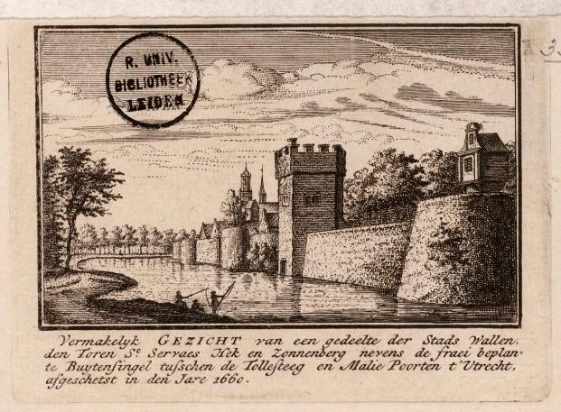 De Utrechtse stadswallen rond 1577 gezien vanuit onze buurt